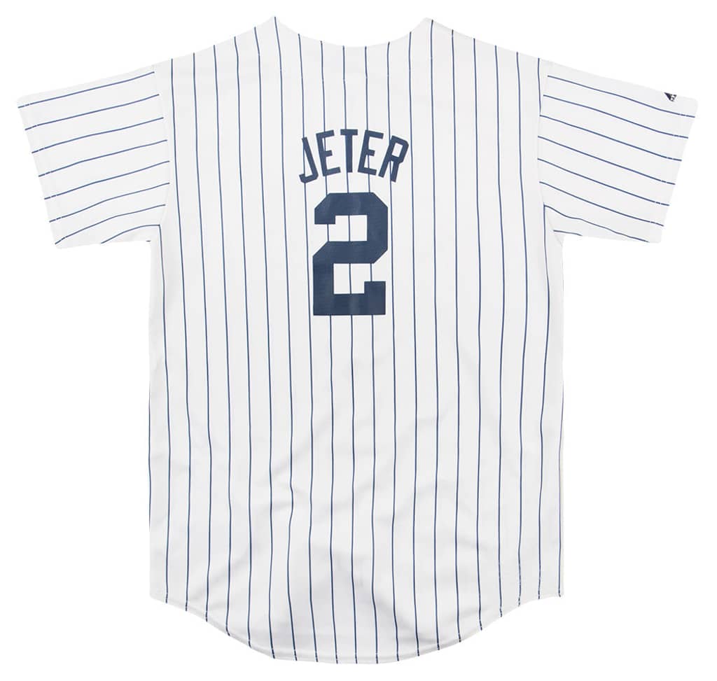 2009-14 New York Yankees Jeter #2 Majestic Jersey (Home) Y