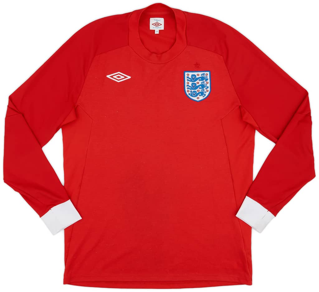 2010-11 England Away L/S Shirt - 8/10 - (M)