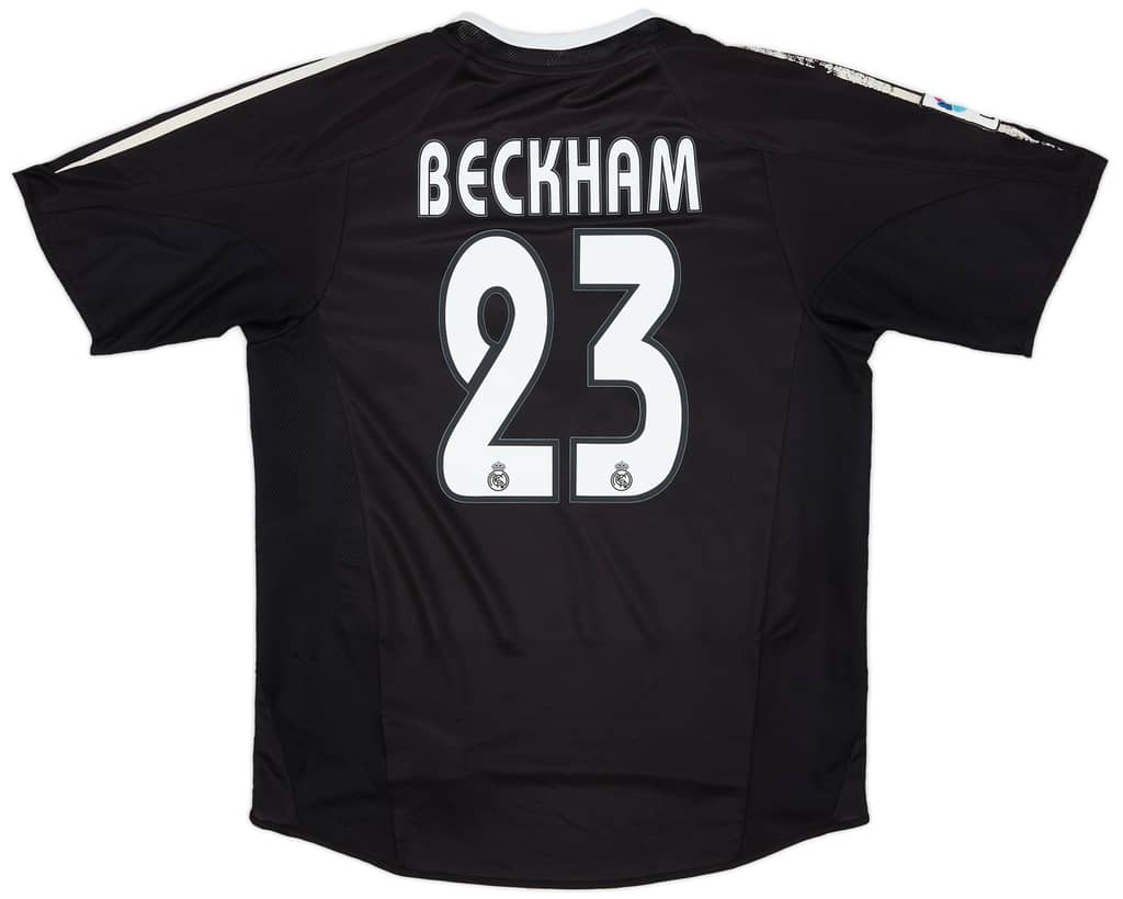 2004-05 Real Madrid Away Shirt Beckham #23 - 5/10 - (S)