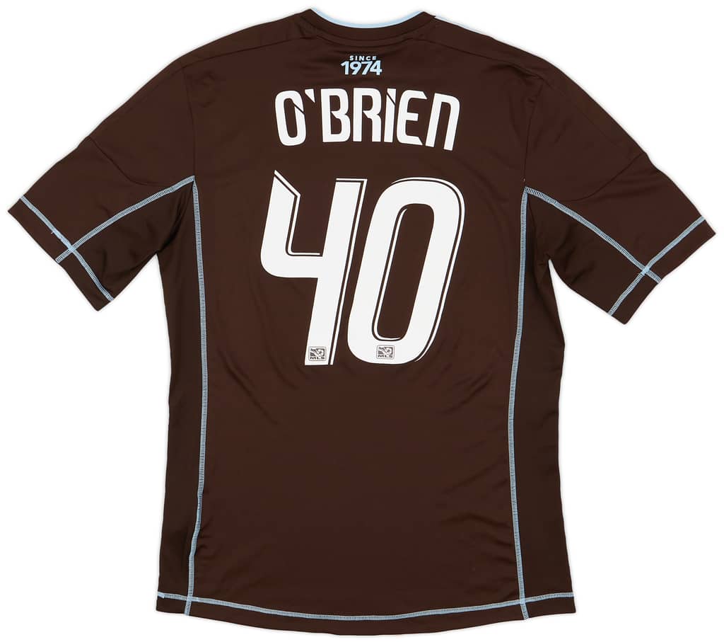 2012-13 Vancouver Whitecaps Match Issue Third Shirt O'Brien #40