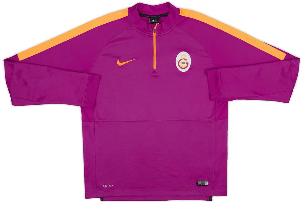 2014-15 Galatasaray 1/4 Zip Drill Top - 7/10 - (L)