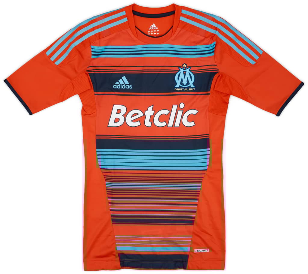 2011-12 Olympique Marseille Player Issue TechFit Third Shirt Lucho #8 - 9/10 - (M)