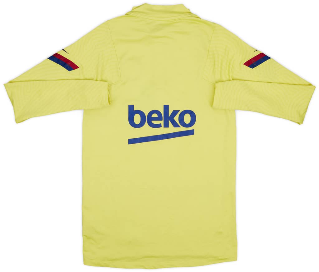 2020-21 Barcelona Nike 1/4 Zip Training Top - 6/10 - (S)