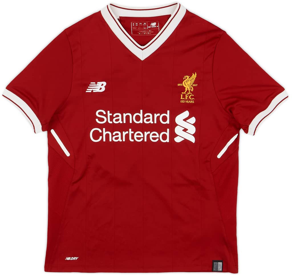 2017-18 Liverpool 125 Years Home Shirt Lallana #20 - 8/10 - (M.Boys)