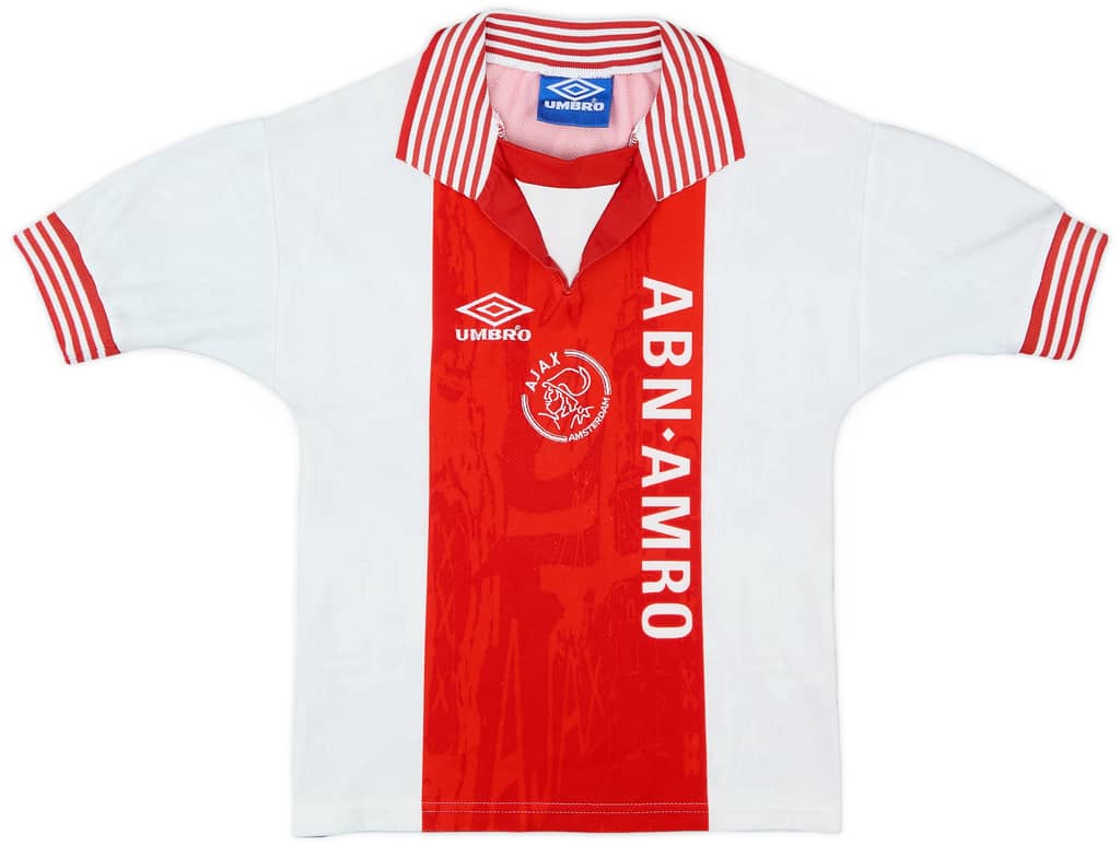 1995-96 Ajax Home Shirt - 8/10 - (M.Boys)