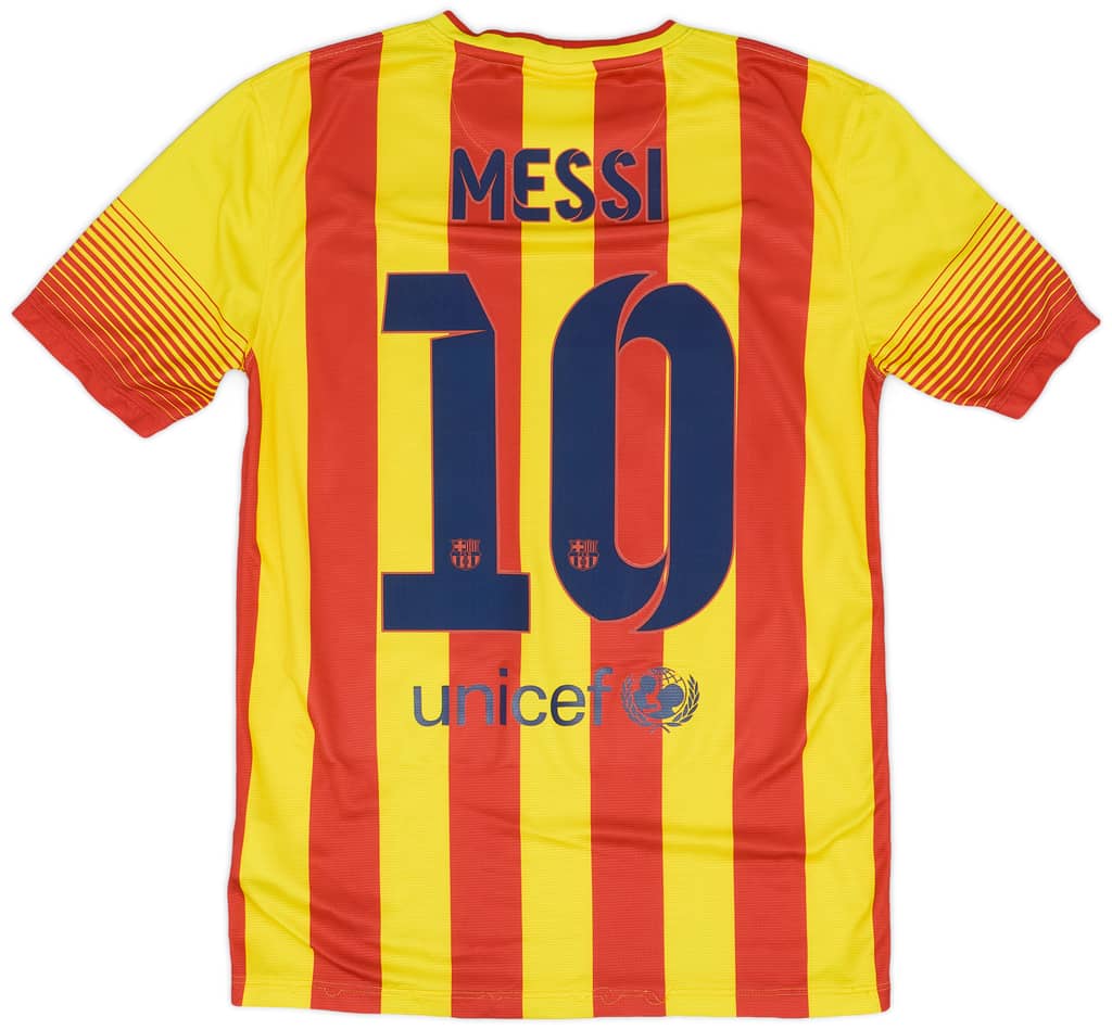 2013-15 Barcelona Away Shirt Messi #10 - 7/10 - (S)