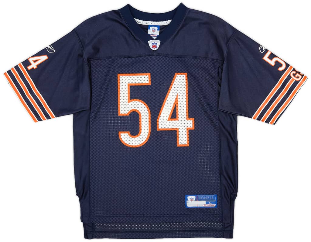 2002-04 Chicago Bears Urlacher #54 Reebok On Field Home Jersey (Excellent) L.Kids