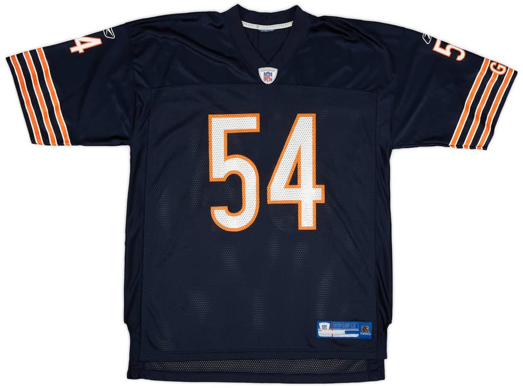 2005-06 Chicago Bears Urlacher #54 Reebok On Field Home Jersey (Excellent) XL