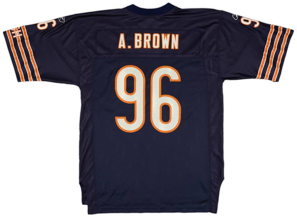2005-06 Chicago Bears A. Brown #96 Reebok On Field Home Jersey (Excellent) M