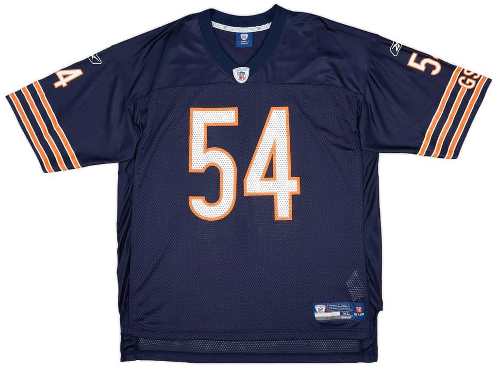 2008-11 Chicago Bears Urlacher #54 Reebok On Field Home Jersey (Excellent) XL