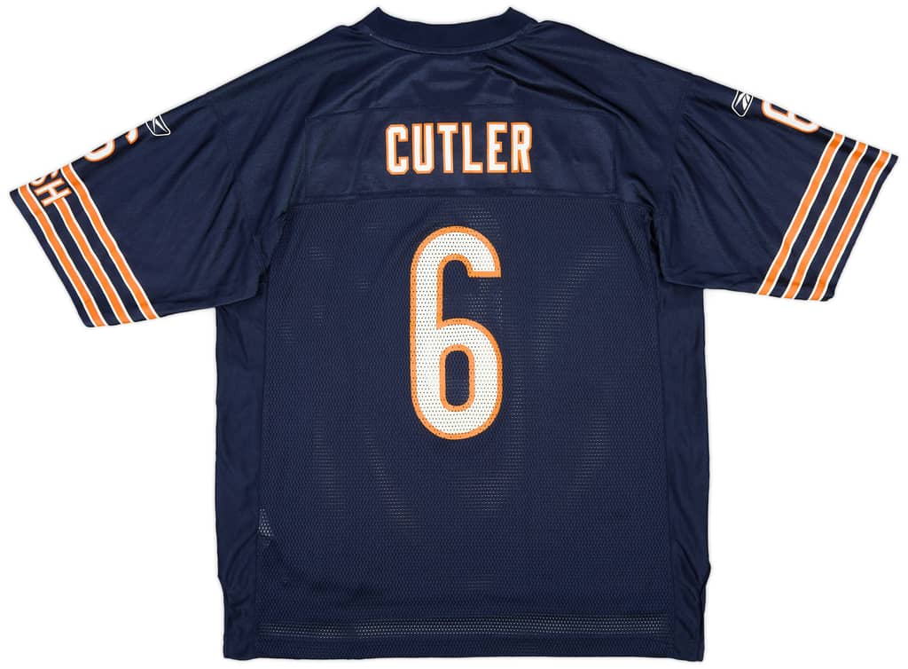 2009 Chicago Bears Cutler #6 Reebok On Field Home Jersey (Very Good) XL