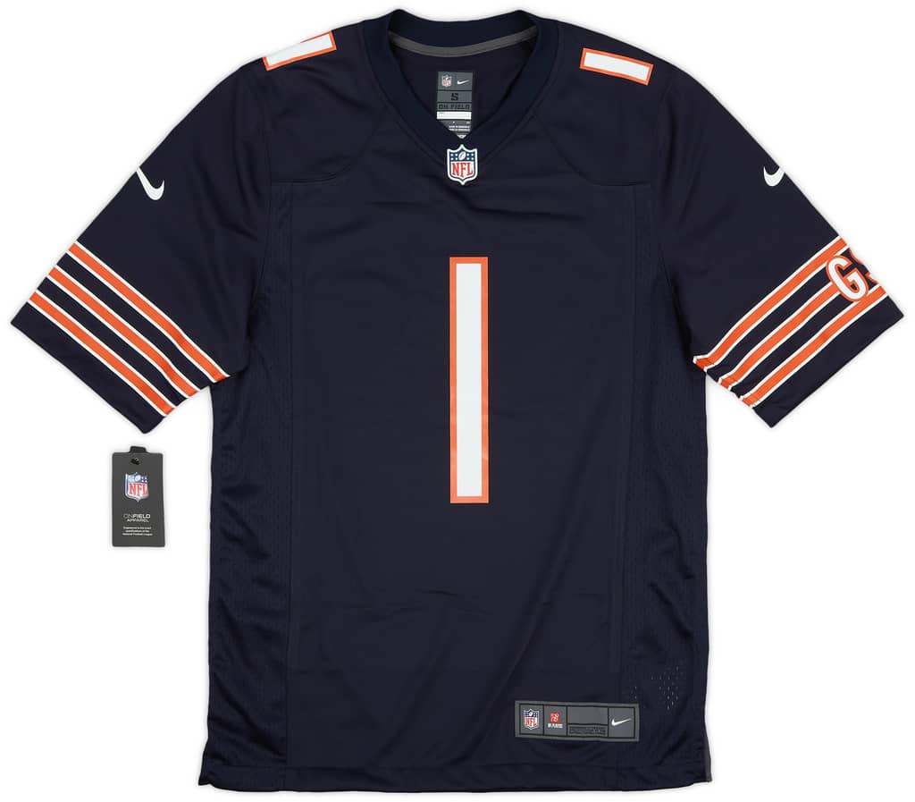 2021-23 Chicago Bears Fields #1 Nike Game Home Jersey (L)