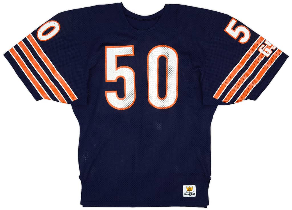1984-89 Chicago Bears Singletary #50 MacGregor Sand-Knit Home Jersey (Excellent) L