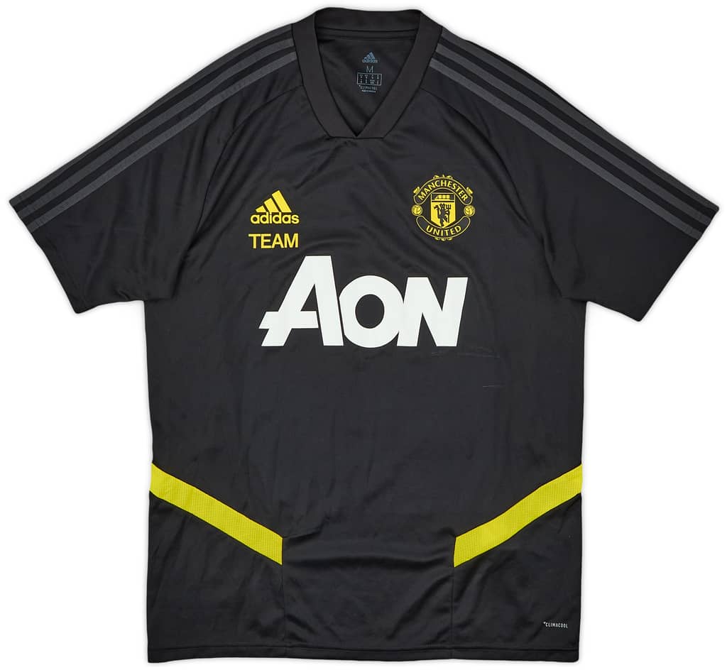 2019-20 Manchester United Staff Issue adidas Training Shirt - 8/10 - (M)