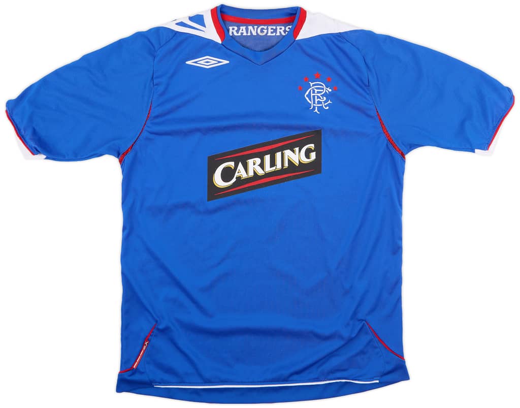 2006-07 Rangers Home Shirt - 8/10 - (M)