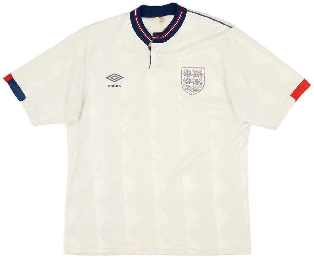 1987-90 England Home Shirt - 6/10 - (M)