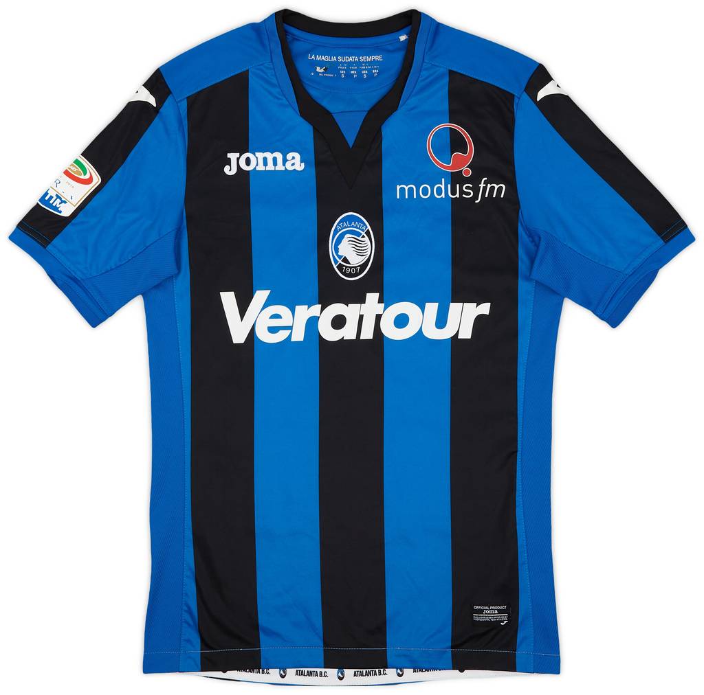2017-18 Atalanta Home Shirt Petagna #29 - 6/10 - (S)