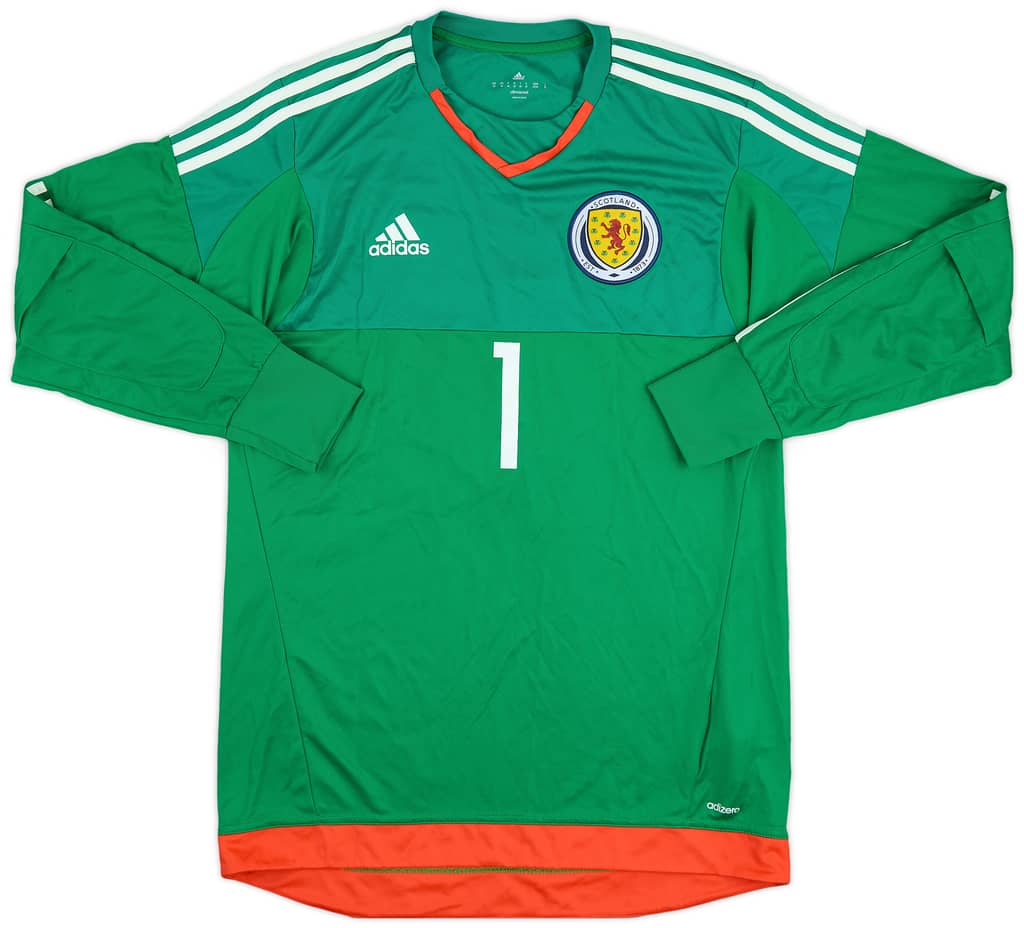 2016-17 Scotland GK Shirt #1 - 9/10 - (M)