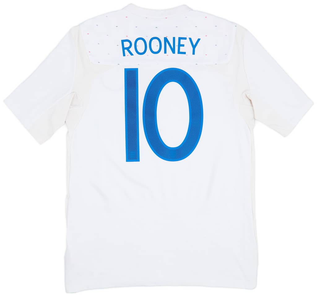 2010-11 England Home Shirt Rooney #10 - 7/10 - (M)