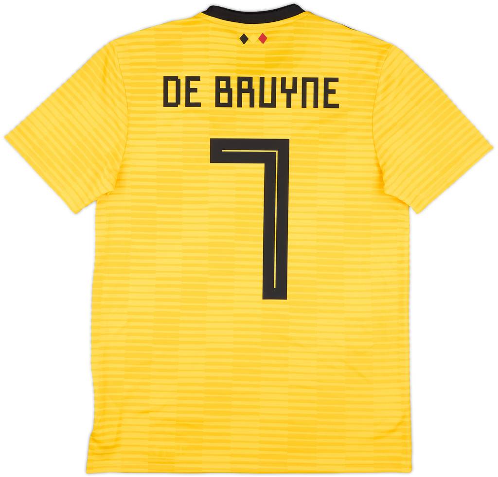 2018-19 Belgium Away Shirt De Bruyne #7 - 8/10 - (S)