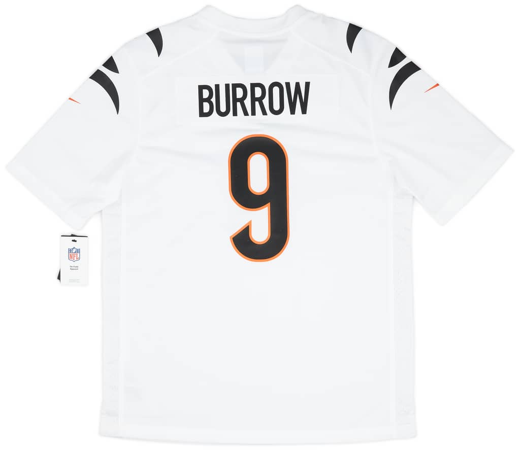 2021-23 Cincinnati Bengals Burrow #9 Nike Game Away Jersey (XL)