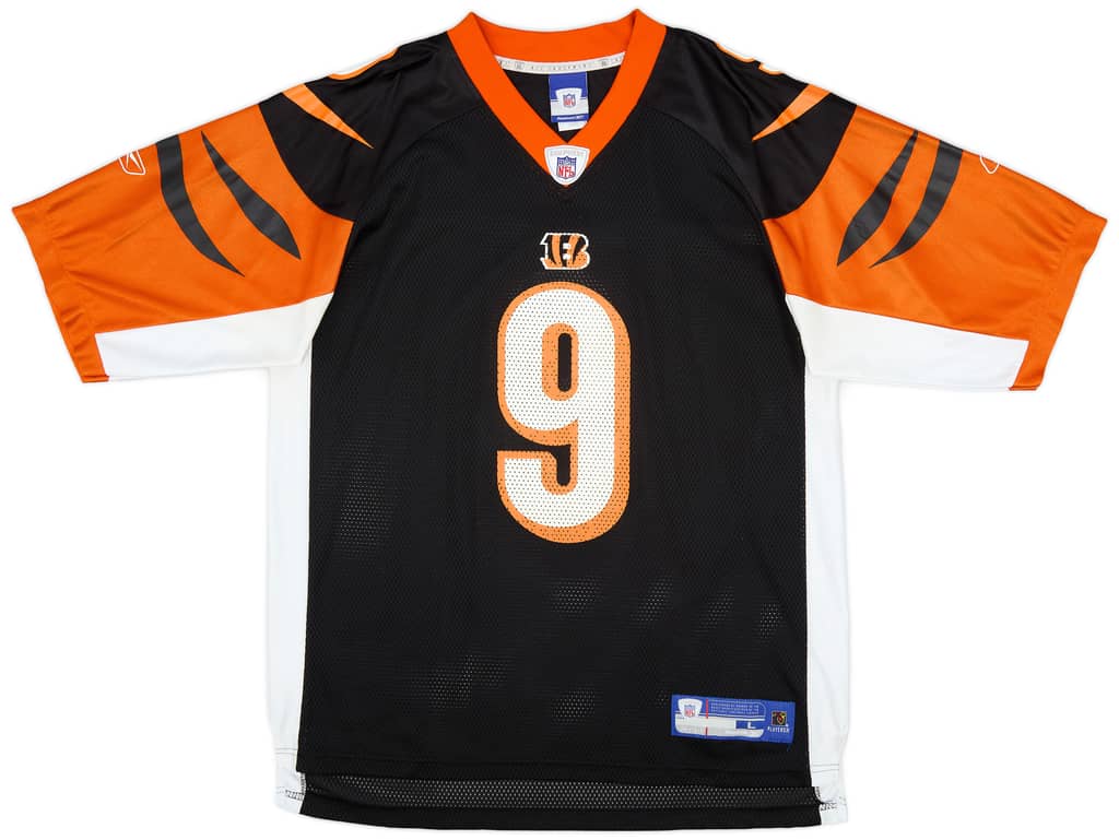 2005-06 Cincinnati Bengals Palmer #9 Reebok On Field Home Jersey (Excellent) L