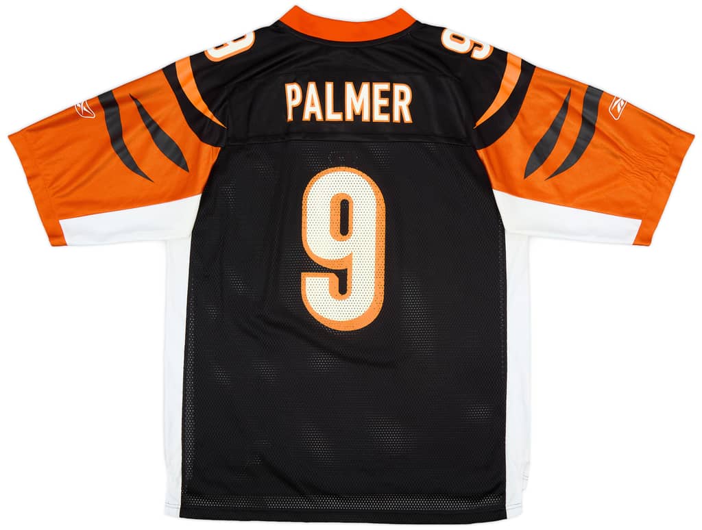 2005-06 Cincinnati Bengals Palmer #9 Reebok On Field Home Jersey (Excellent) L