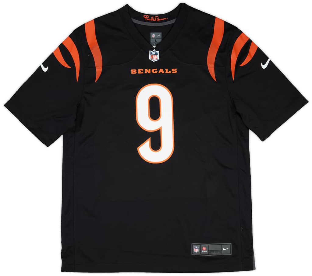 2021-23 Cincinnati Bengals Burrow #9 Nike Game Home Jersey (XXL)