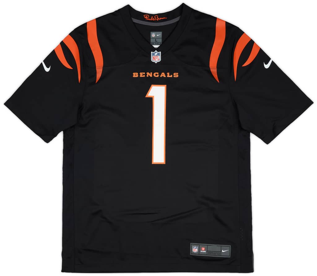 2021-23 Cincinnati Bengals Chase #1 Nike Game Home Jersey (L)