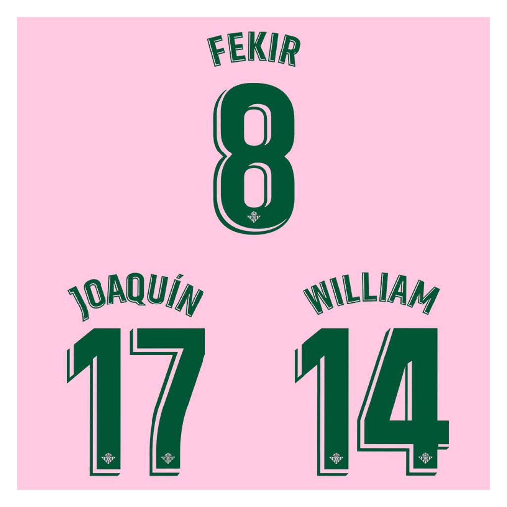 2019-20 Real Betis Third Name Set