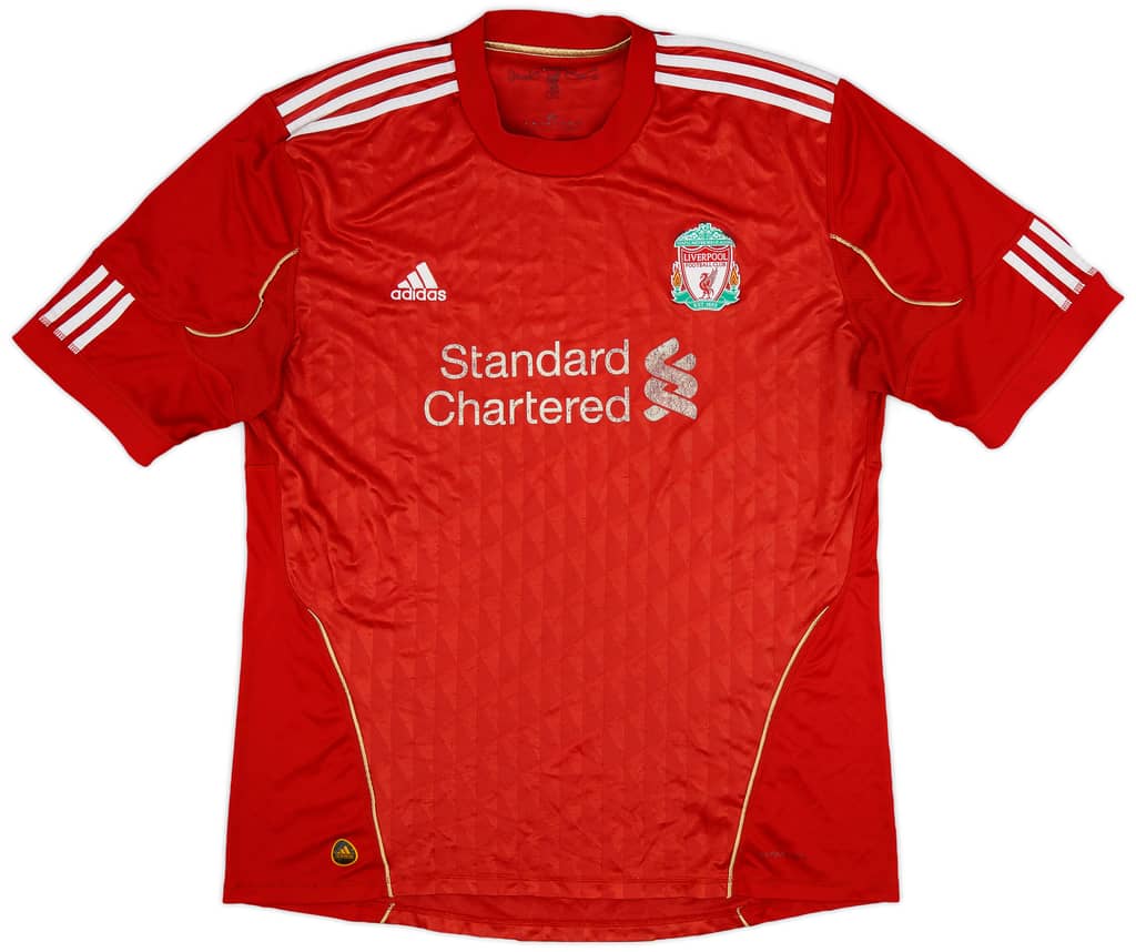 2010-12 Liverpool Home Shirt - 5/10 - (XXL)