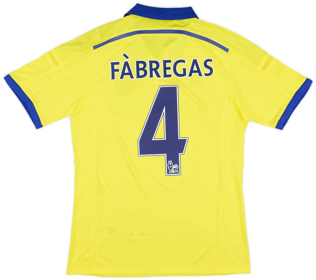 2014-15 Chelsea Player Issue Away Shirt Fabregas #4 (L)