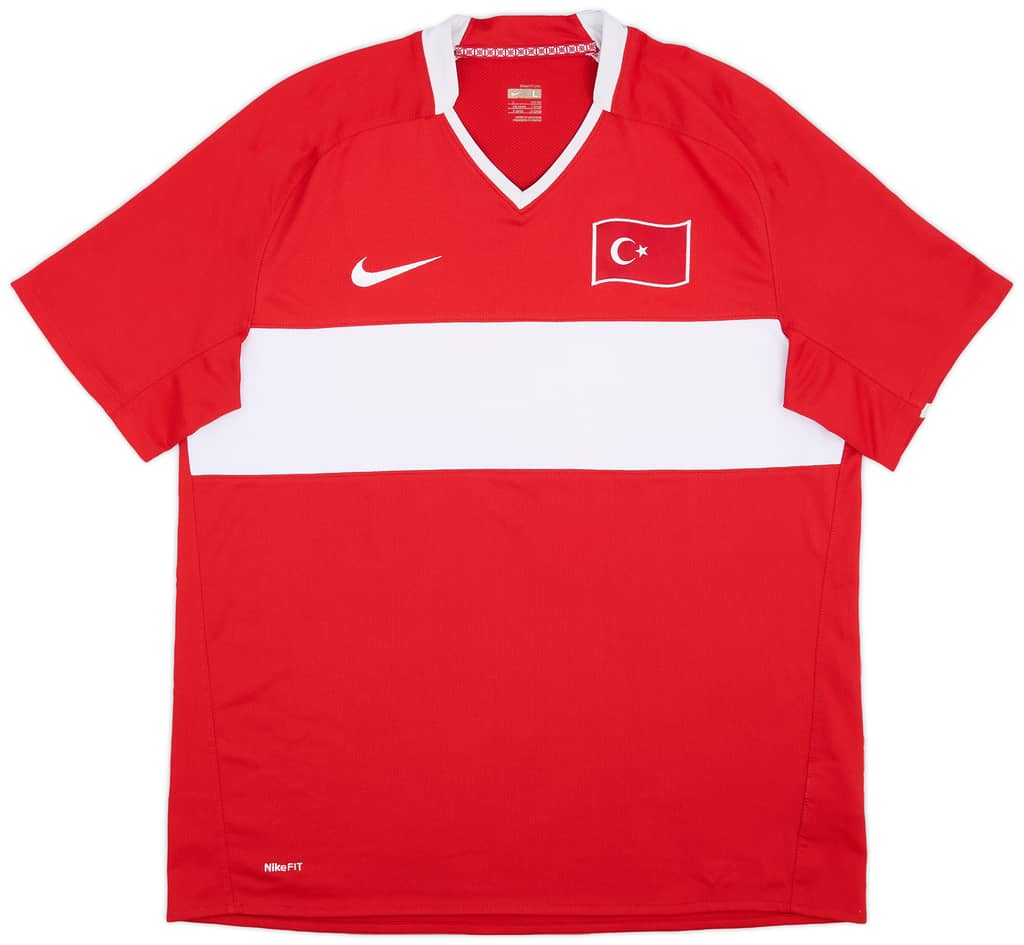 2008-10 Turkey Home Shirt - 9/10 - (L)