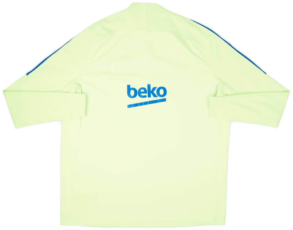 2016-17 Barcelona Nike 1/4 Zip Drill Top - 9/10 - (XXL)