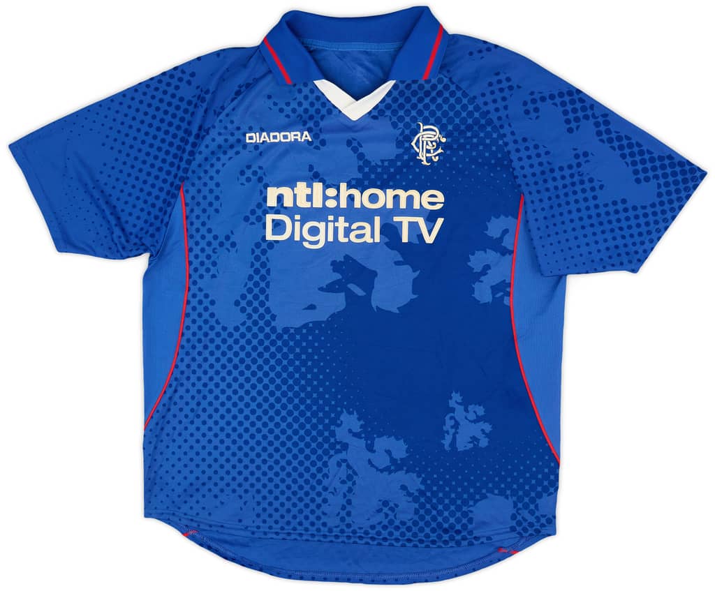 2002-03 Rangers Home Shirt - 7/10 - (L)