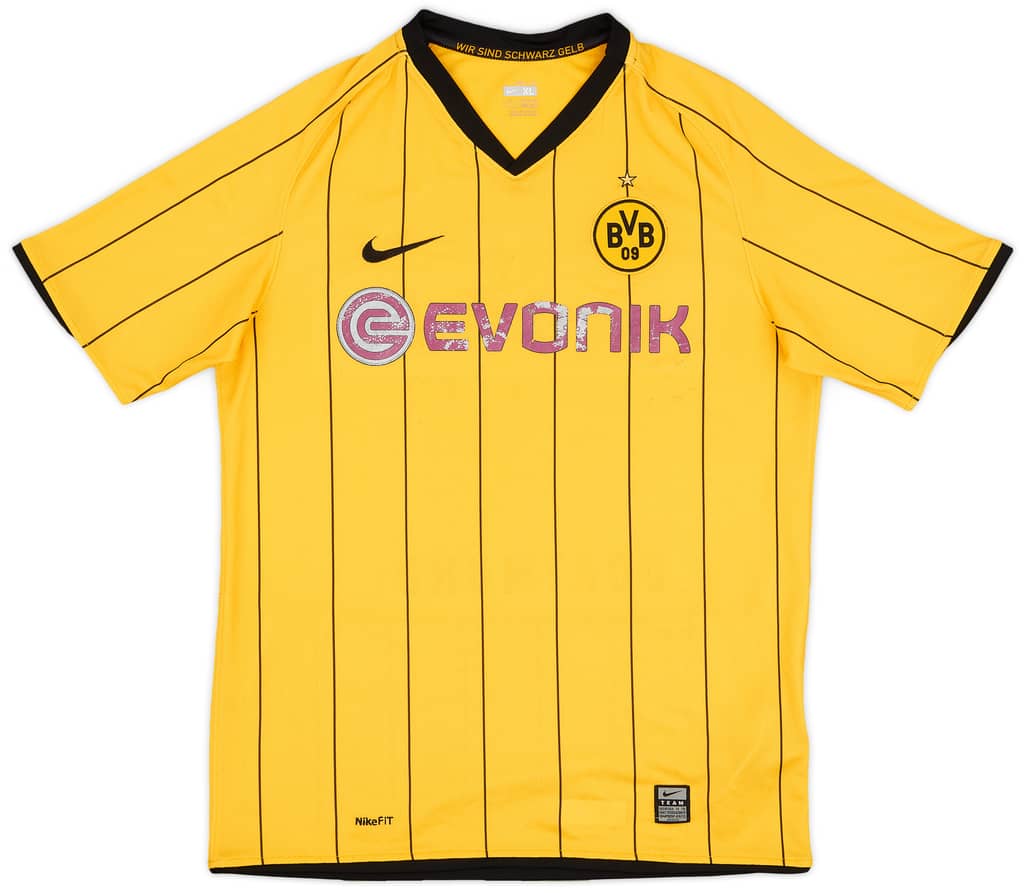 2008-09 Borussia Dortmund Home Shirt Kuba #16 - 5/10 - (XL.Boys)