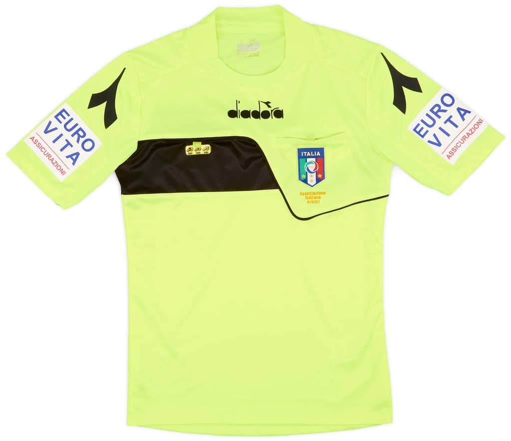 2018-19 Italy Diadora Referee Shirt - 9/10 - (S)