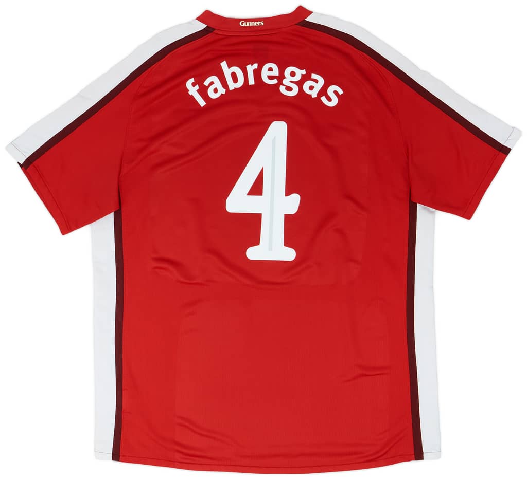 2008-10 Arsenal Home Shirt Fabregas #4 - 6/10 - (XXL)
