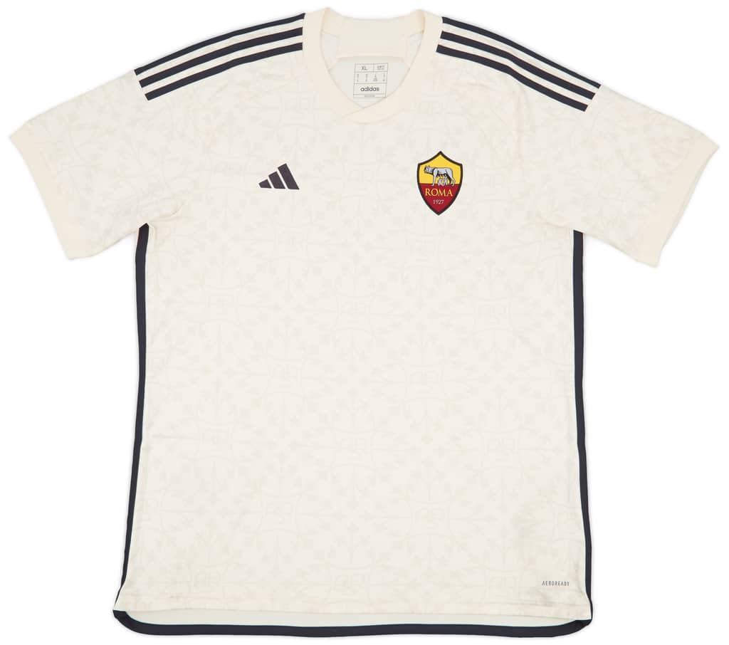 2023-24 Roma Away Shirt - 8/10 - (XL)