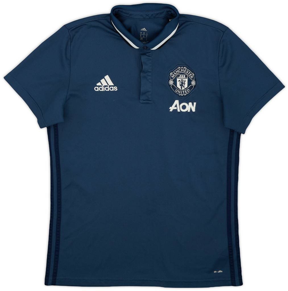 2016-17 Manchester United adidas Polo Shirt - 8/10 - (M)