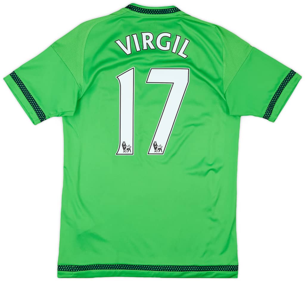 2015-16 Southampton Away Shirt Virgil #17 - 8/10 - (S)
