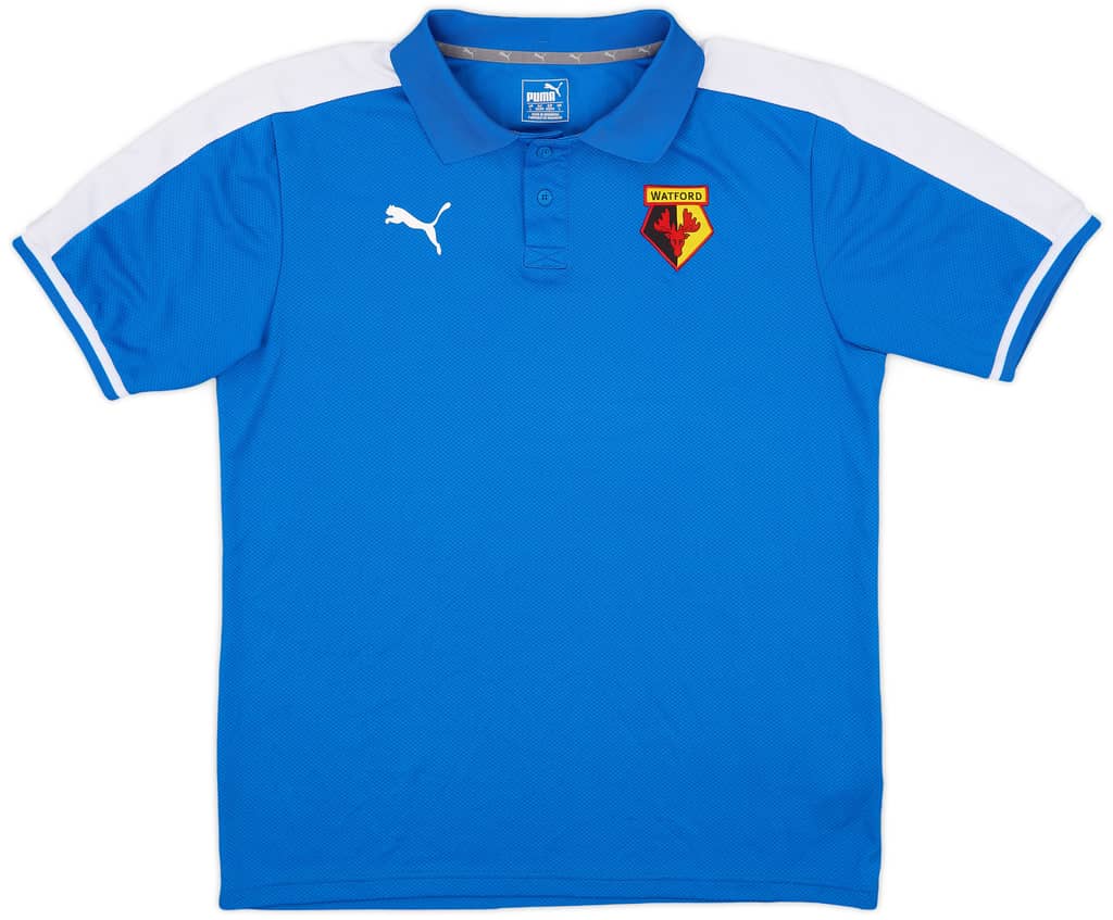 2013-14 Watford Puma Polo Shirt - 9/10 - (L)