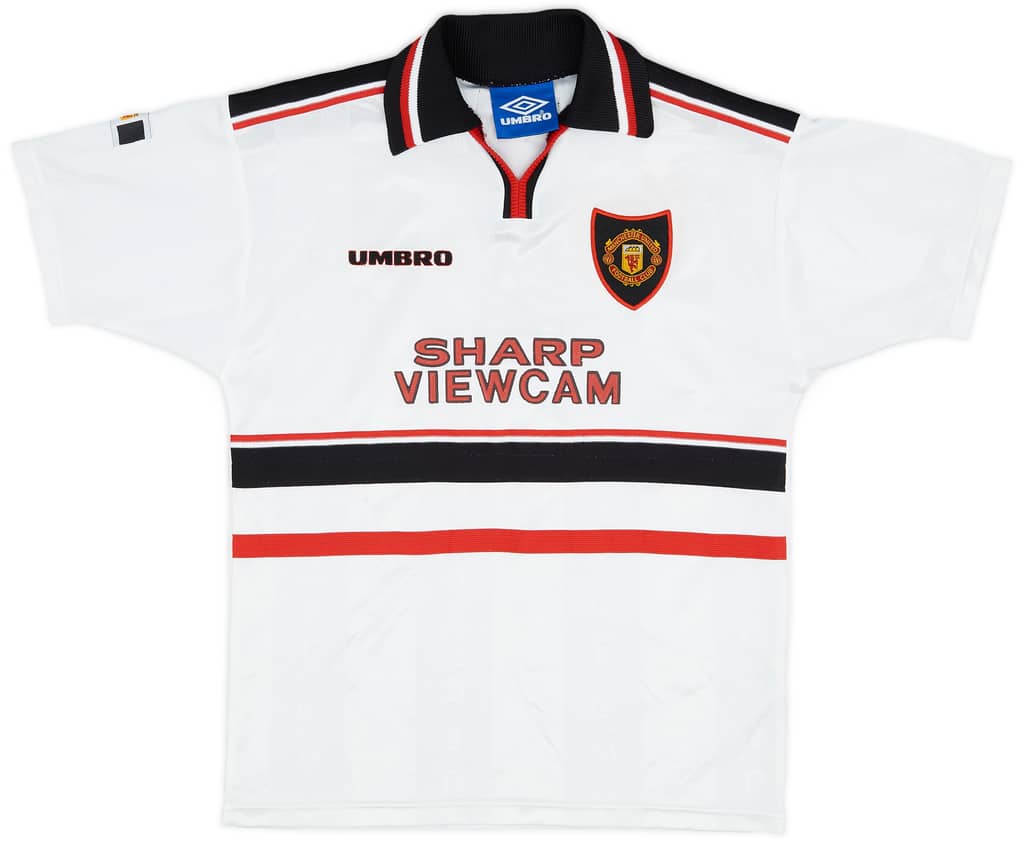 1997-99 Manchester United Away Shirt - 8/10 - (L.Boys)