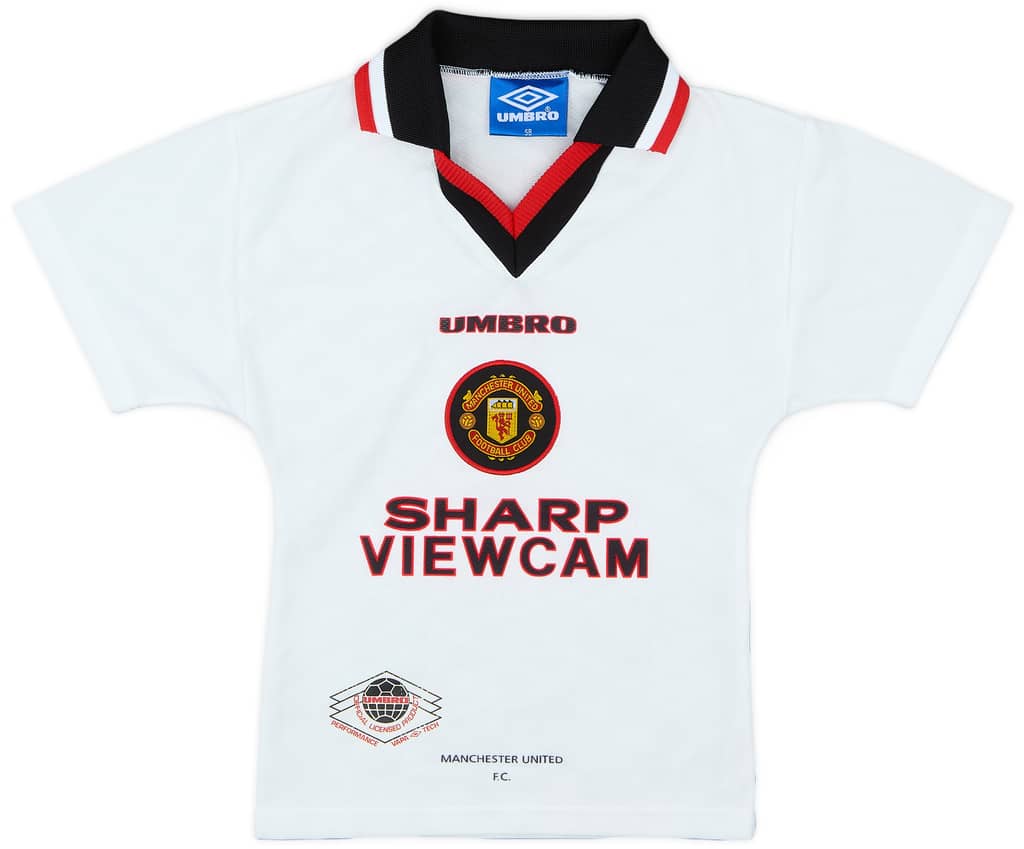 1996-97 Manchester United Away Shirt - 9/10 - (S.Boys)