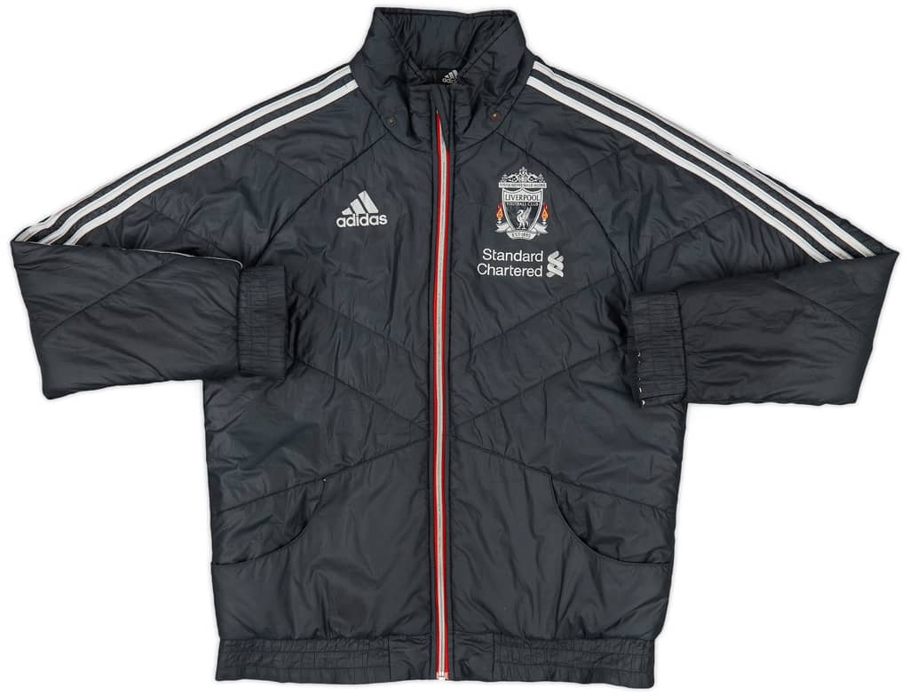 2011-12 Liverpool adidas Bench Coat - 6/10 - (S)