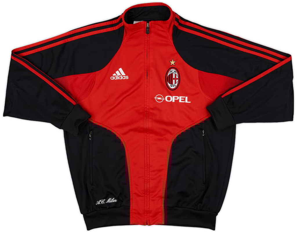2004-05 AC Milan adidas Track Jacket - 8/10 - (XL.Boys)