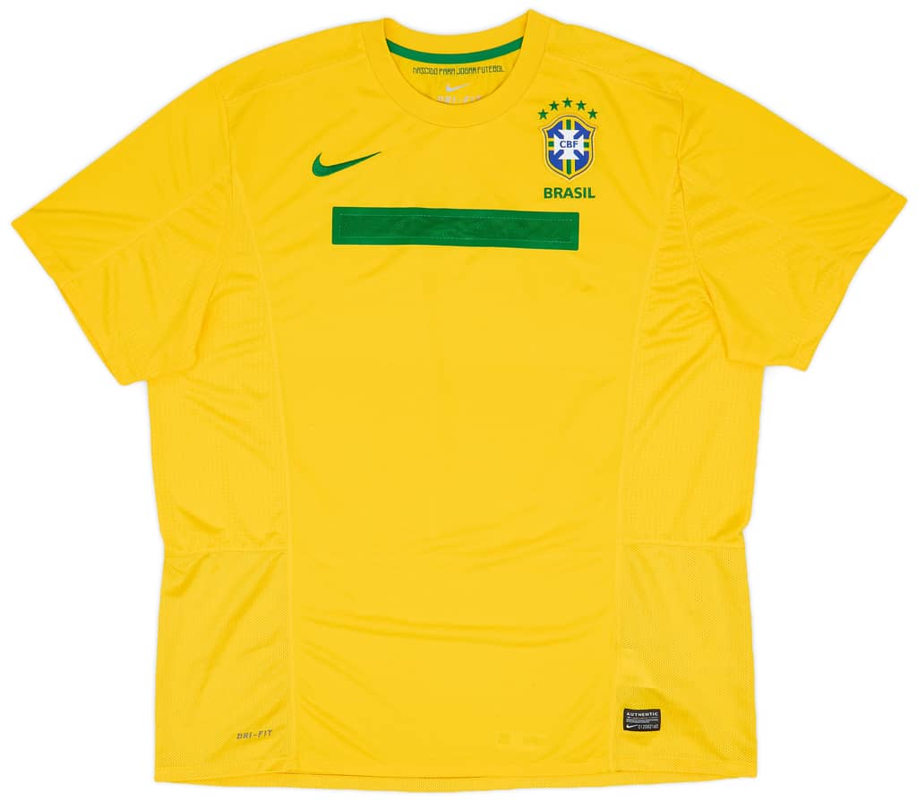 2011 Brazil Home Shirt - 8/10 - (XXL)