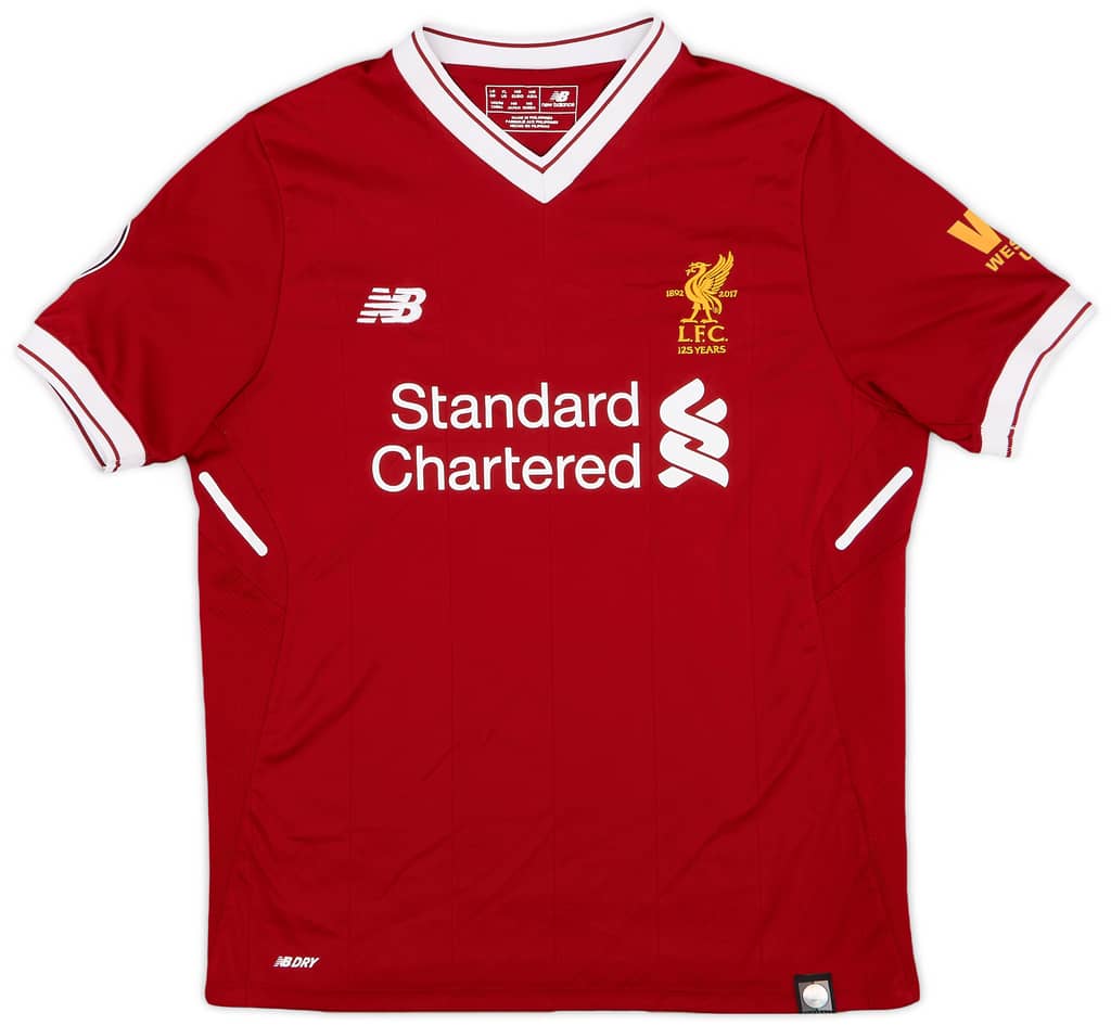 2017-18 Liverpool 125 Years Home Shirt - 8/10 - (L.Boys)