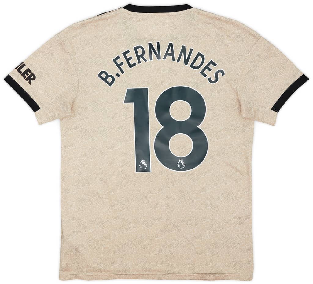 2019-20 Manchester United Away Shirt B.Fernandes #18 - 6/10 - (M)