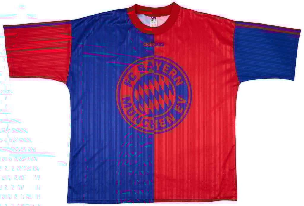 1995-96 Bayern Munich adidas Training Shirt - 7/10 - (XXL)